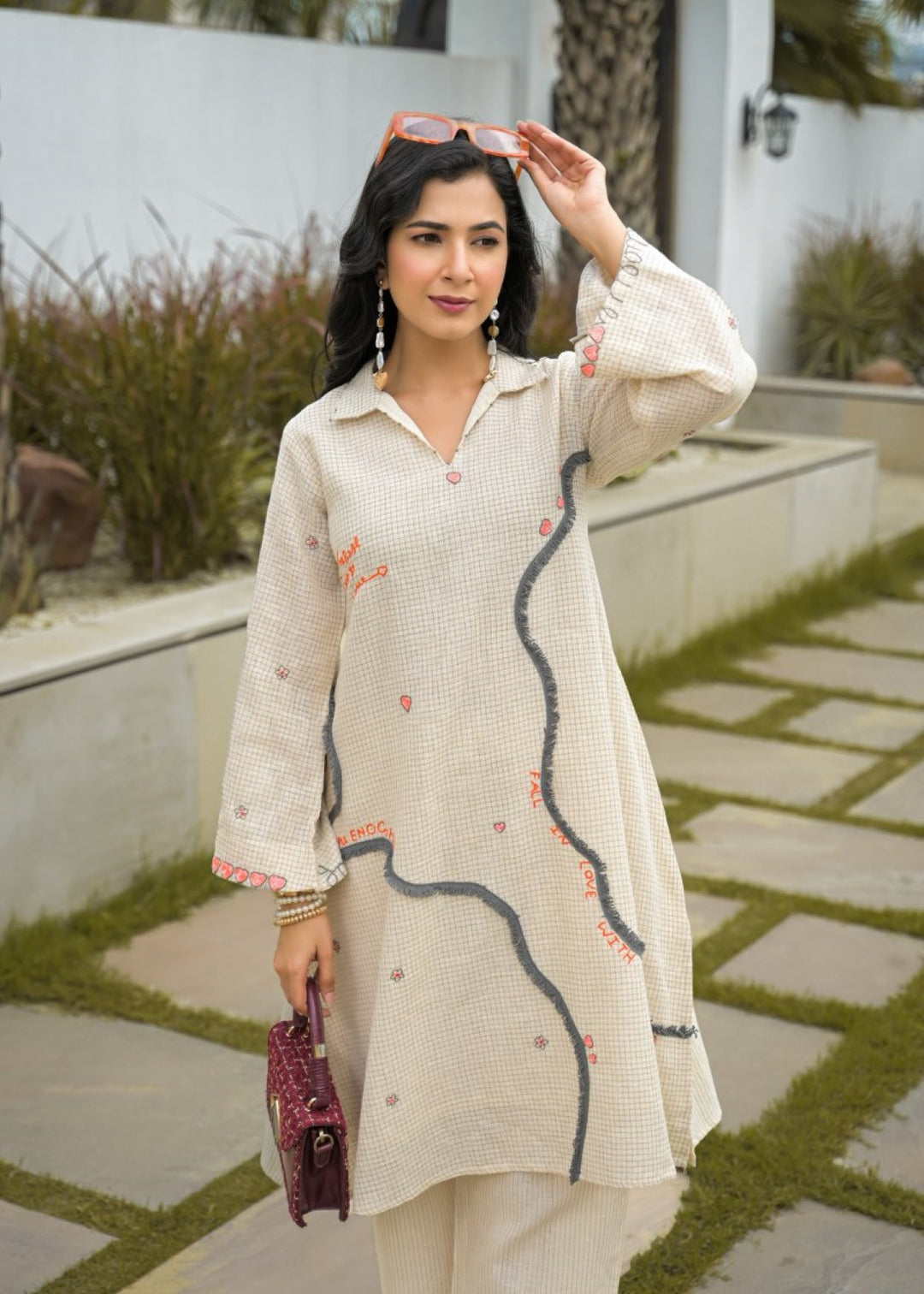 Tatva parch cotton kurta pant set