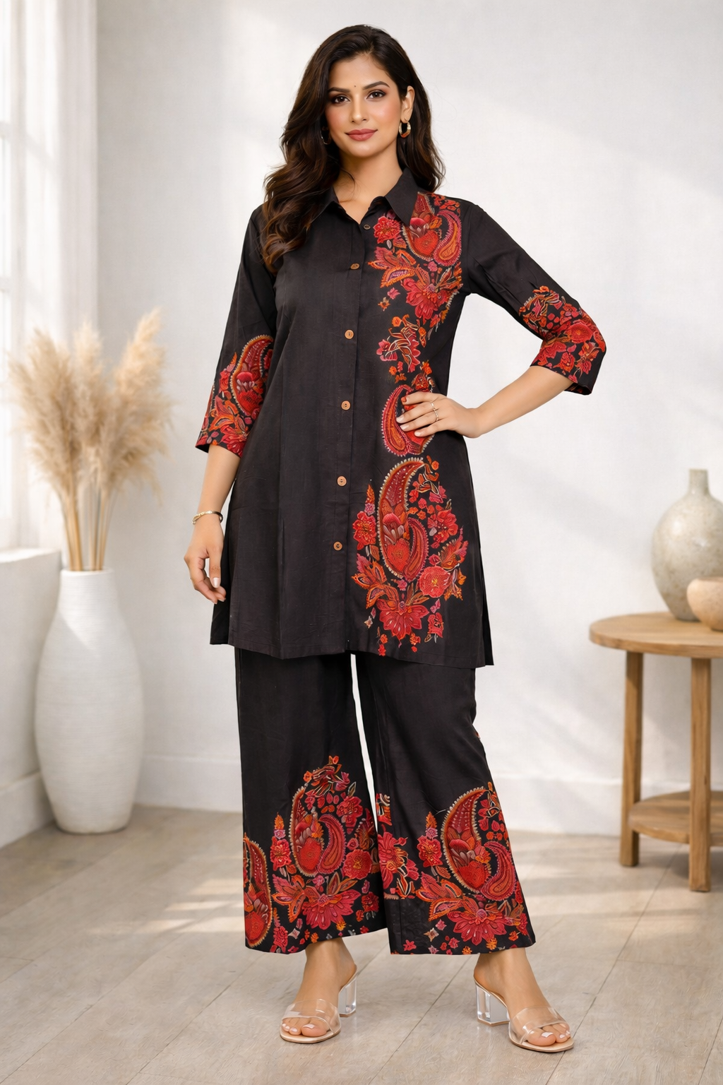 Reet Coffee Paisley Co-Ord Set