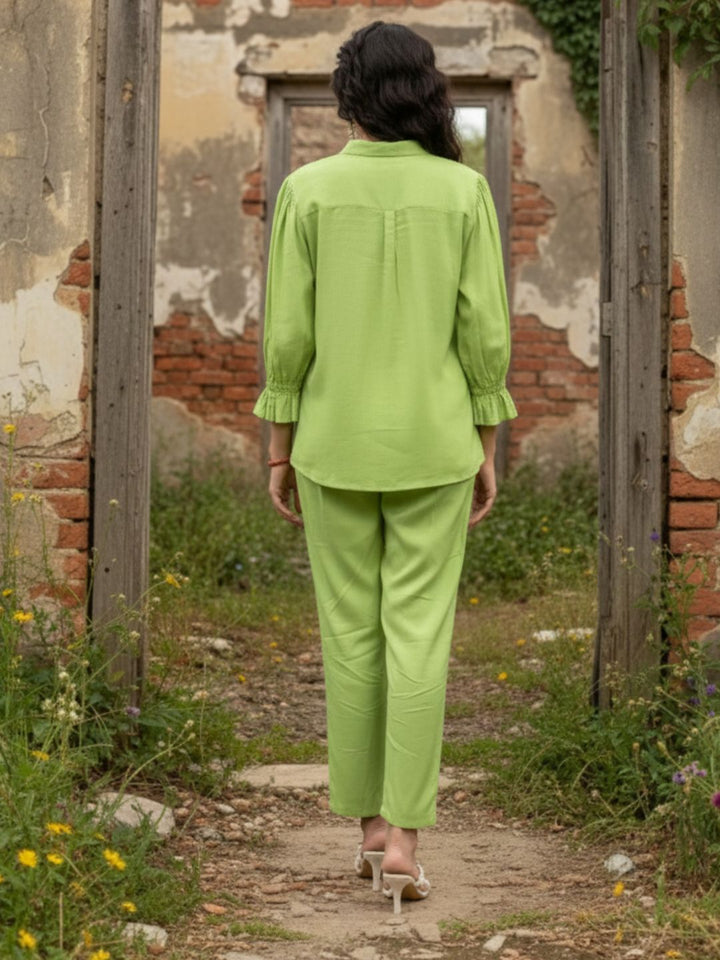 Holly pear Embroidered Co-ord Set