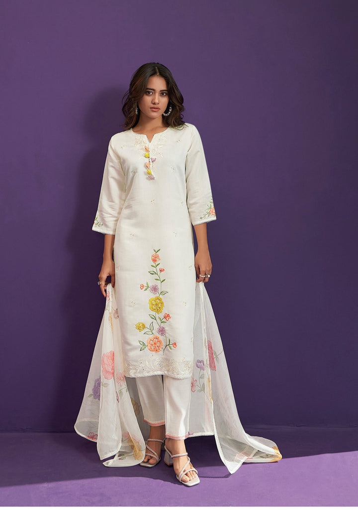 Mudra Angel Embroidered Suit Set