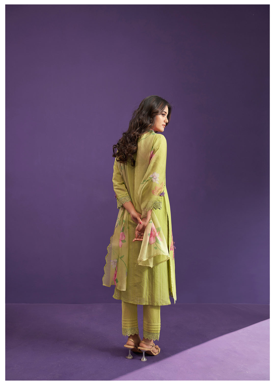 MUDRA PEAR EMBROIDERED SUIT SET