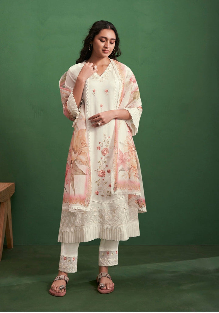 Disha Pearl Embroidered Pakistani Suit Set