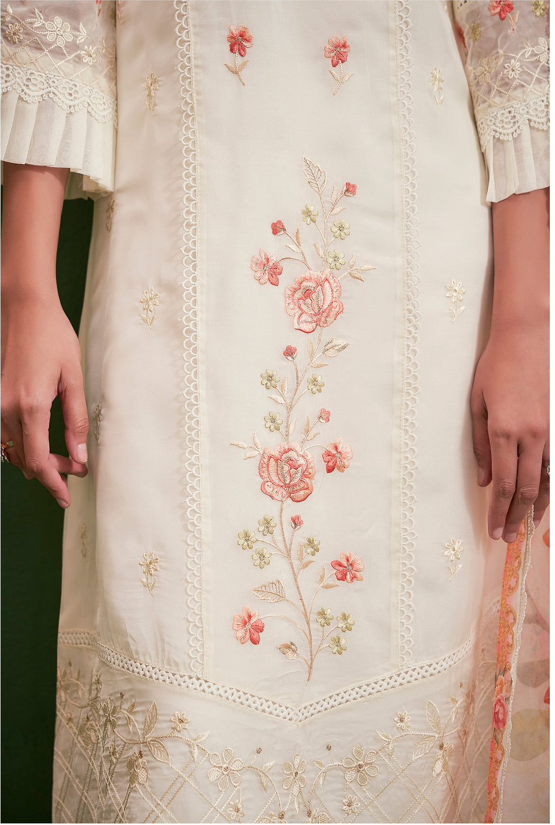 Disha Pearl Embroidered Pakistani Suit Set