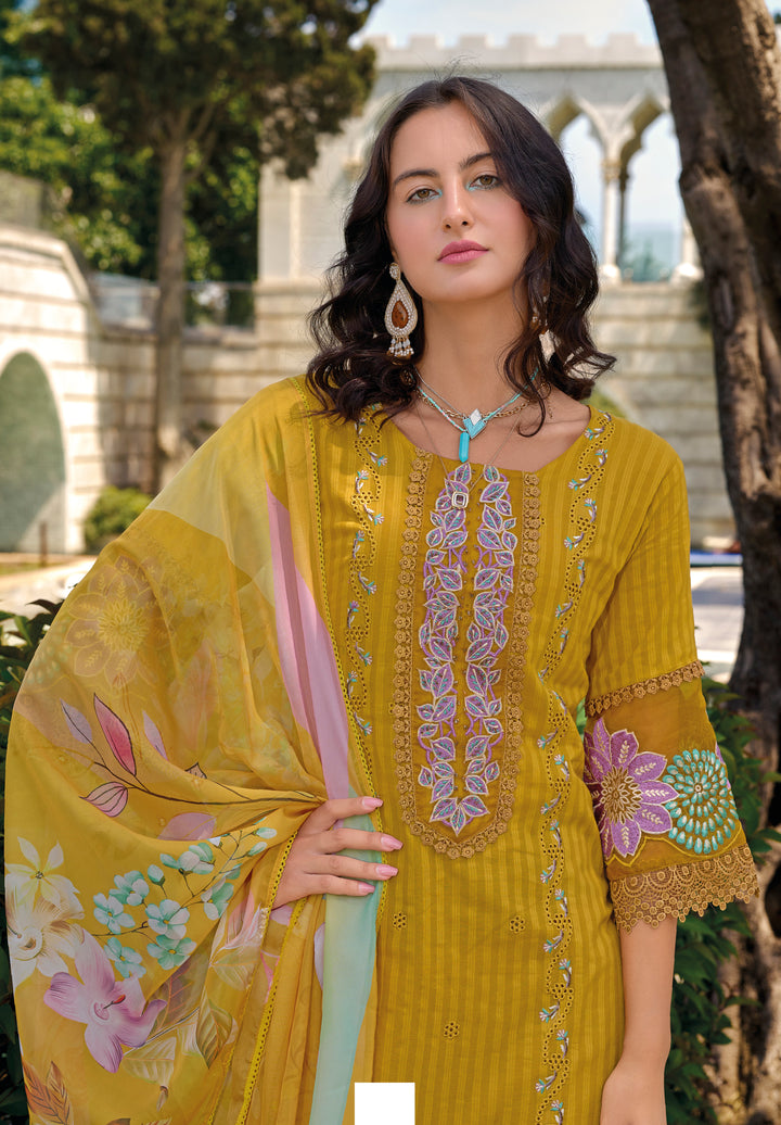 JASHAN AMBER FULL HEAVY EMBROIDERY PAKISTANI SUIT SET