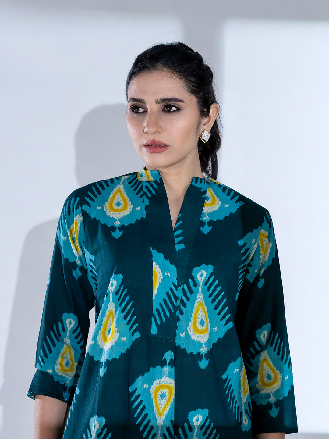 Tripti Azure Printed  Cotton Co-ord Set