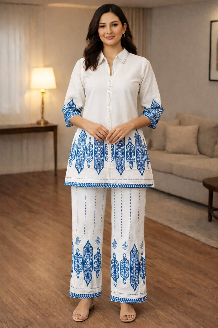 Akshara merino printed co-ord set