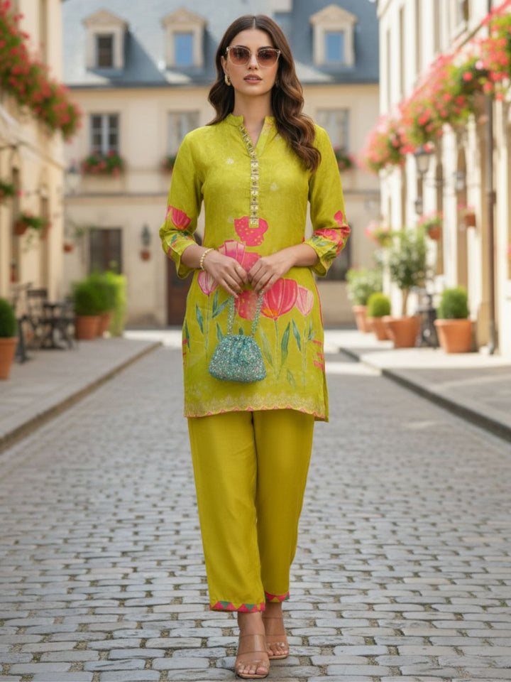 Palash Cadmium Premium Co-ord Set