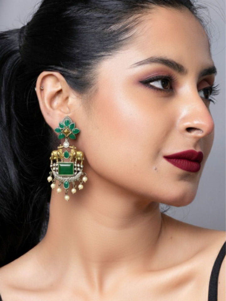 Antara Oxidised Earrings