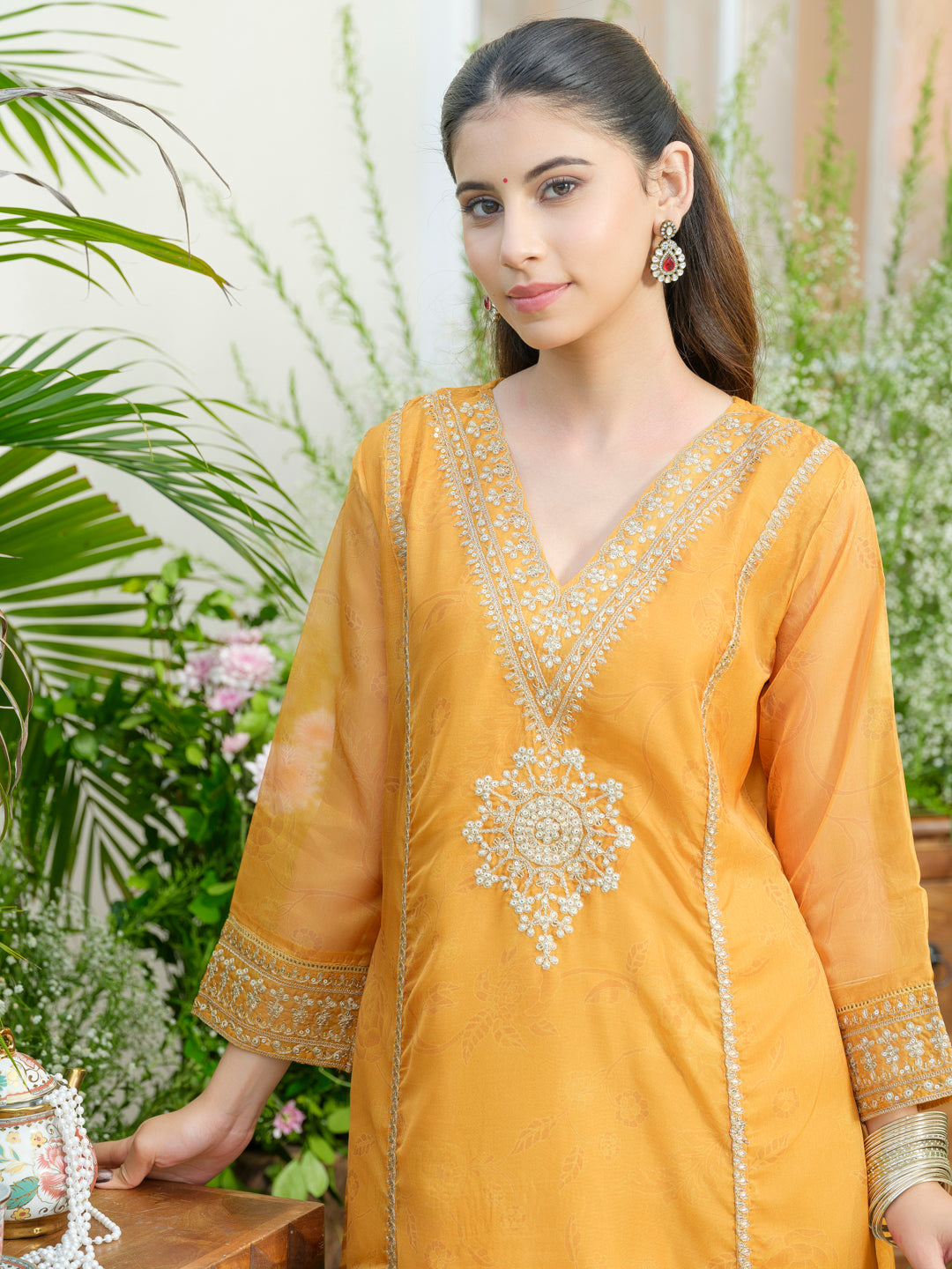 Palash sunshine full work suit set