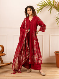 Karen melon cotton suit set