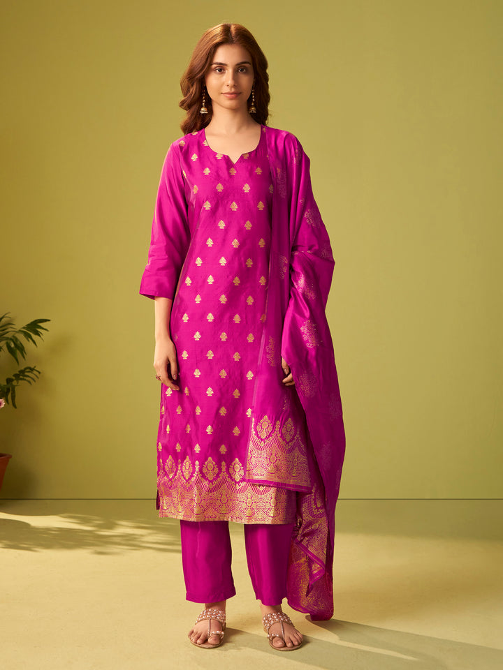 Nisha Rose Heavy Suit Set