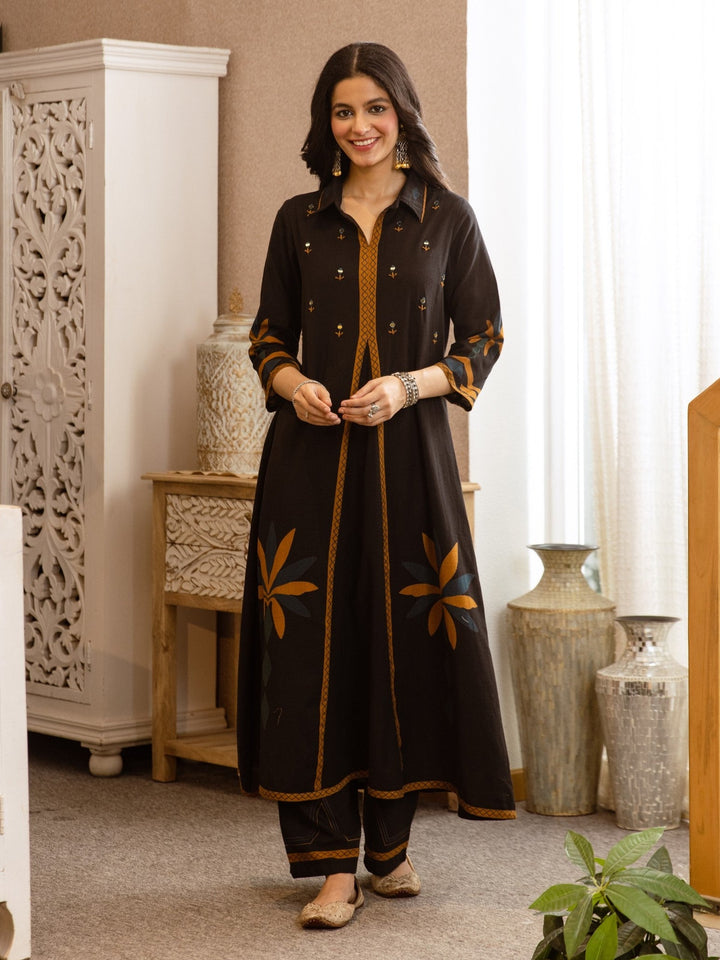 Karen sidian printed kurta pant set