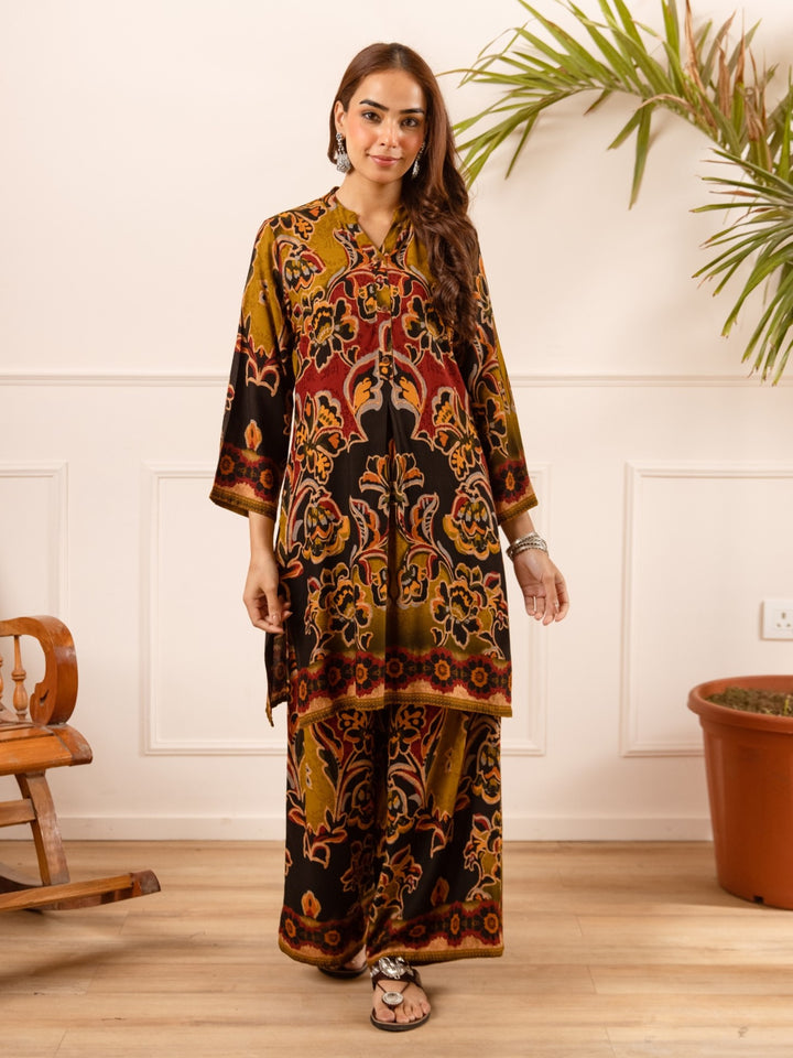 Karen russet printed Co-ord set