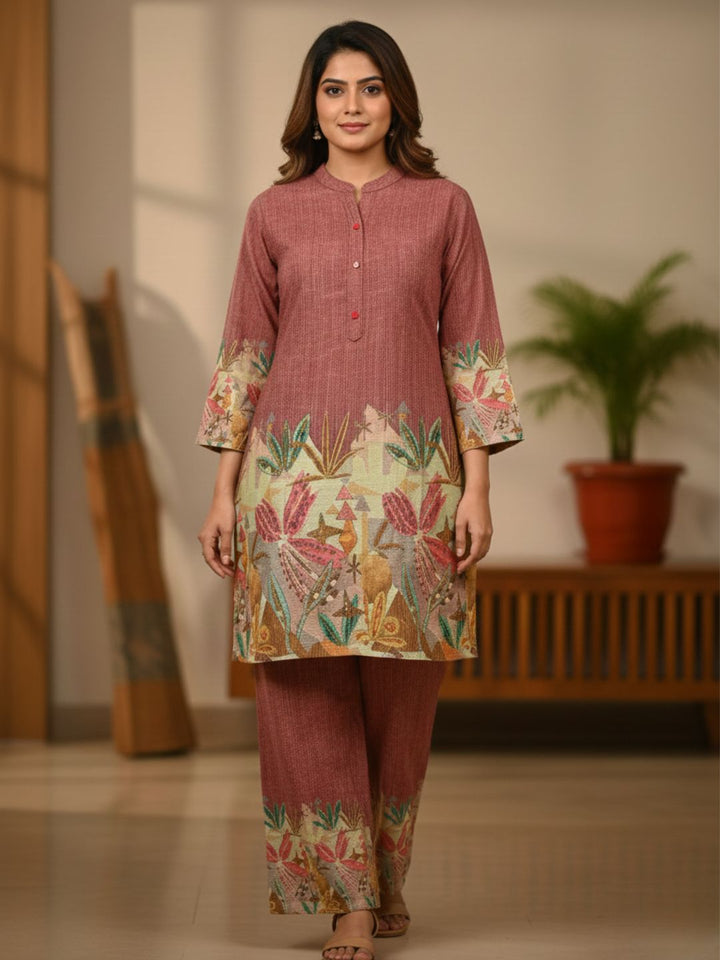 Reet Clay Printed Co-ord Set