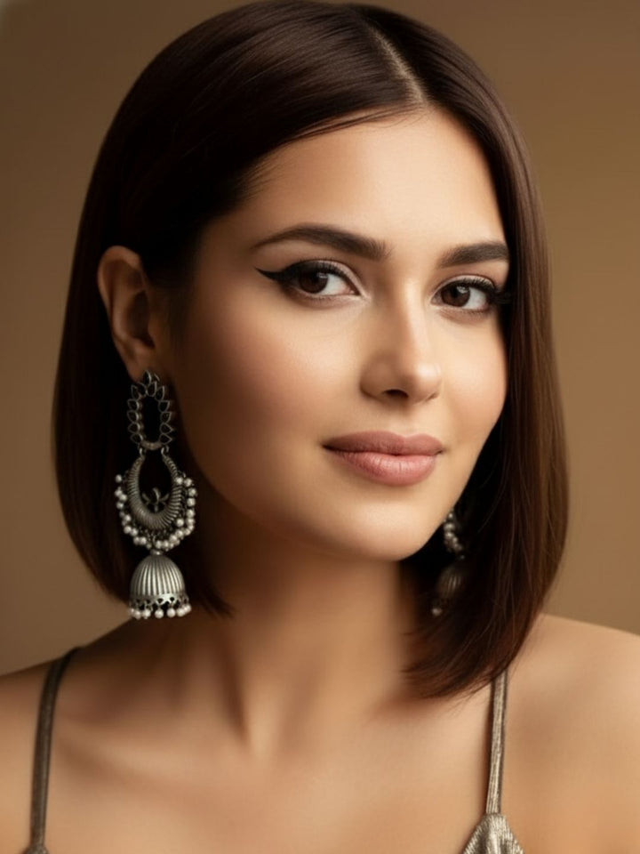 Antara Oxidised Earrings