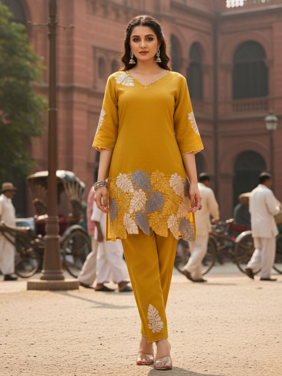 Nivedita Amber Embrodiered Co-ord Set