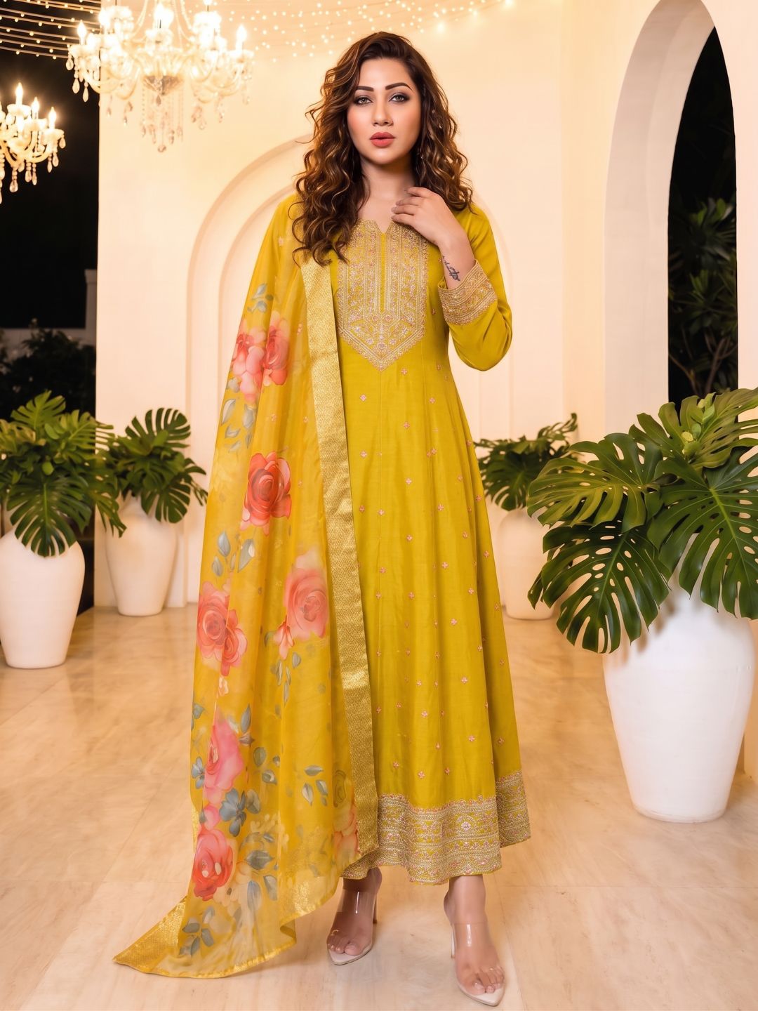 Shanti Amber Full Work Suit Set