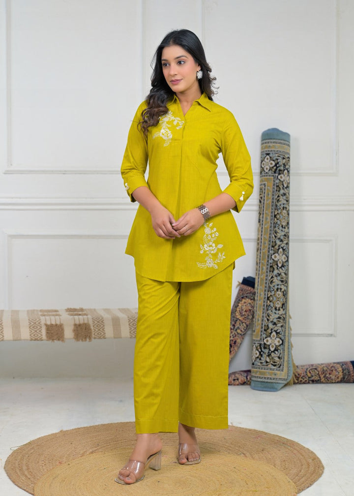 Ridhika Wattle Embroidered Co-ord Set