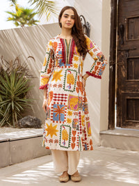 Karen Kaleido Cotton Kurta Pant Set