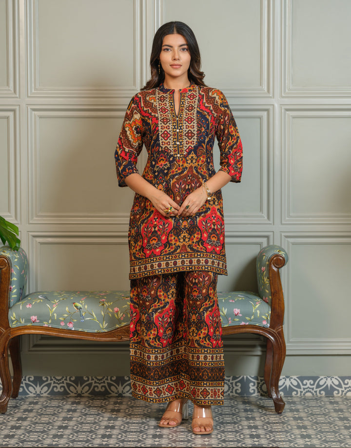 Tashvika lava printed Co-ord set