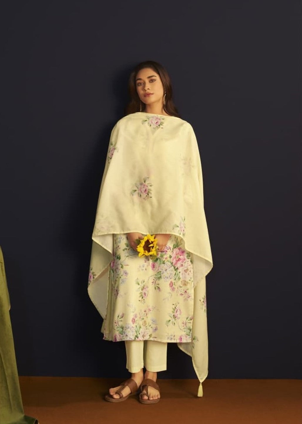 Itrh canary cotton linen suit set