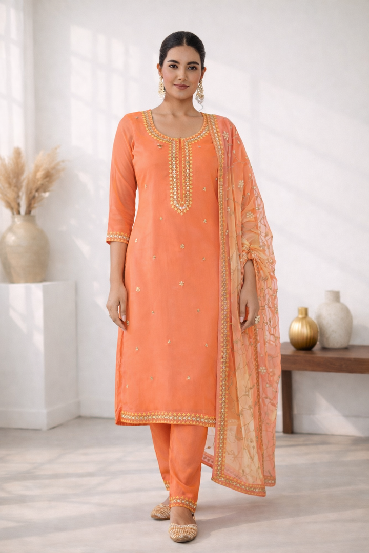 Anila Kesari Full Work Heavy Suit Set