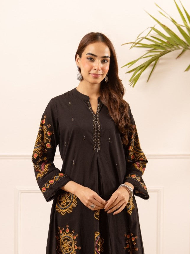 Karen ink printed kurta pant set