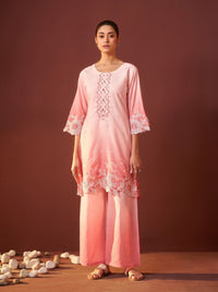 Ira salmon embroidery co-ord set