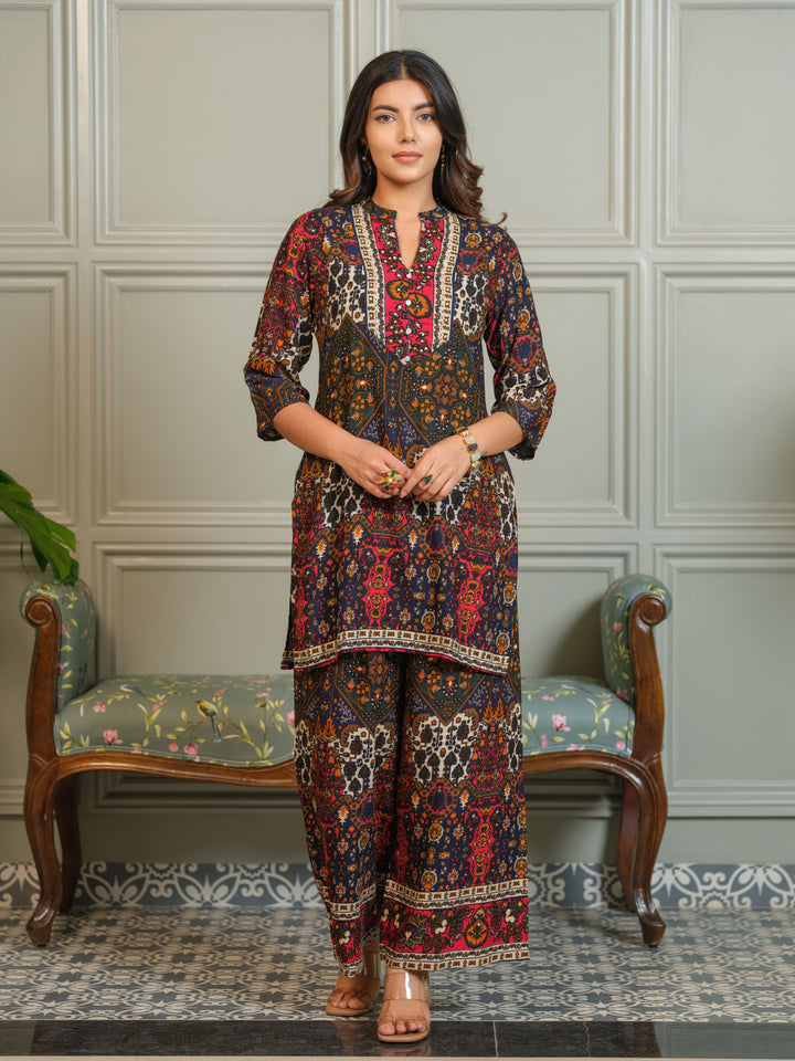 Tashvika Walnut Printed co-ord set