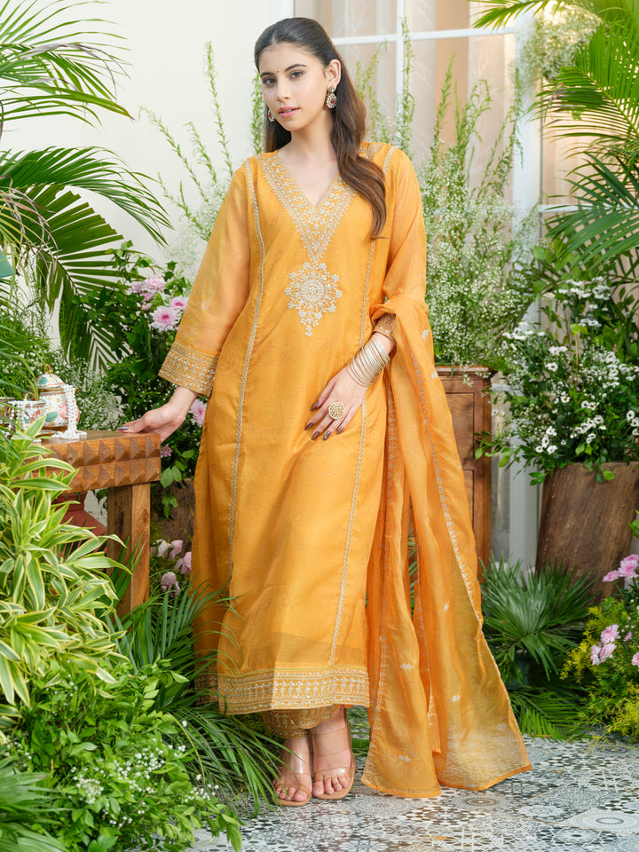 Palash sunshine full work suit set