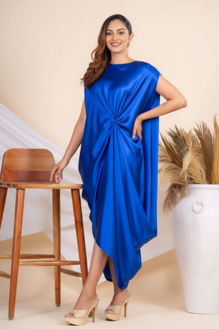 Musk cobalt Fusion dress