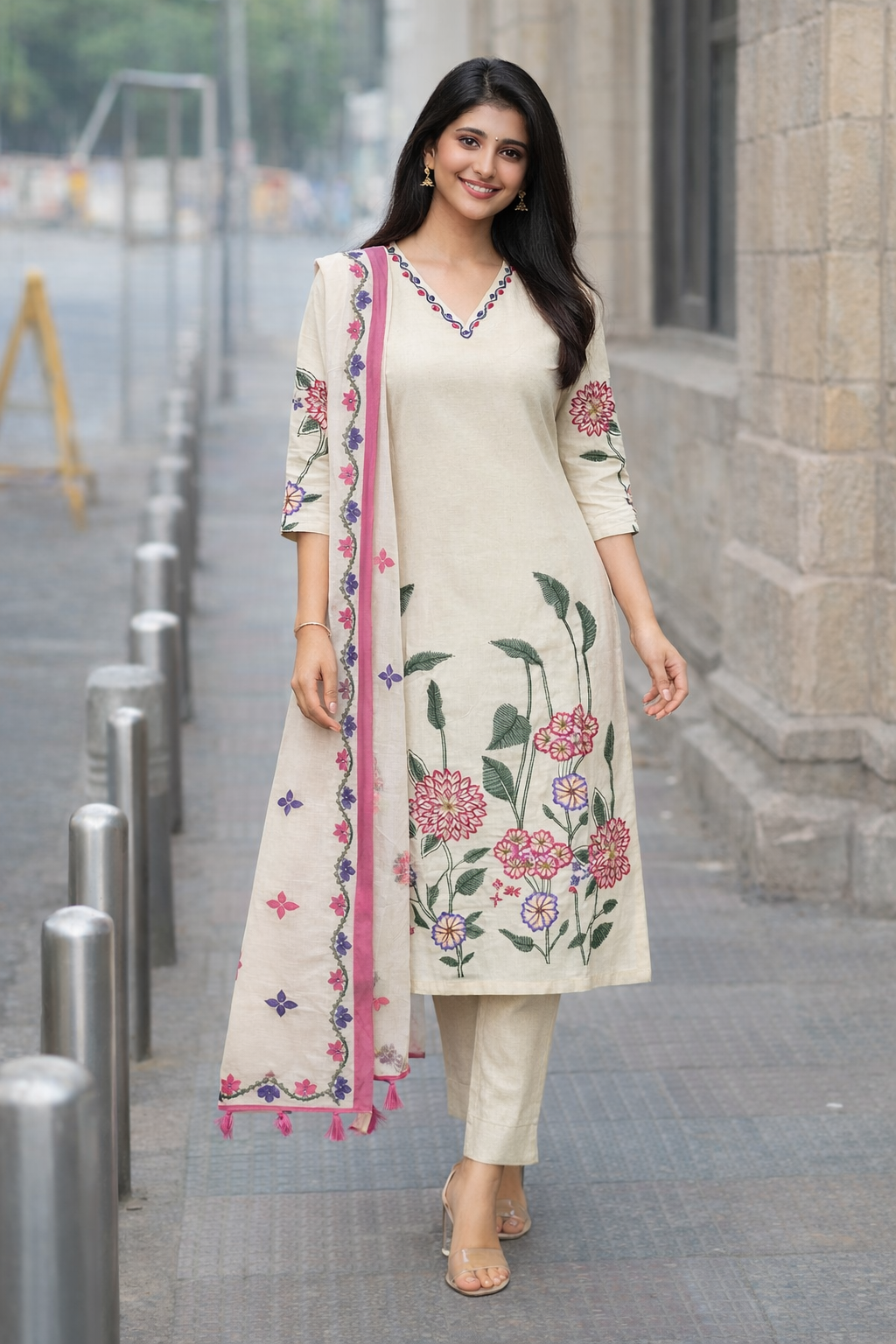 Kartar angel cotton suit set