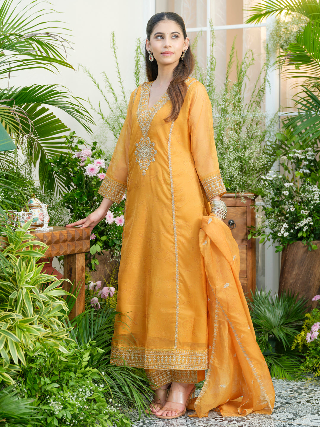 Palash sunshine full work suit set