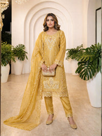 Mayuri Turmeric Full Work Suit Set