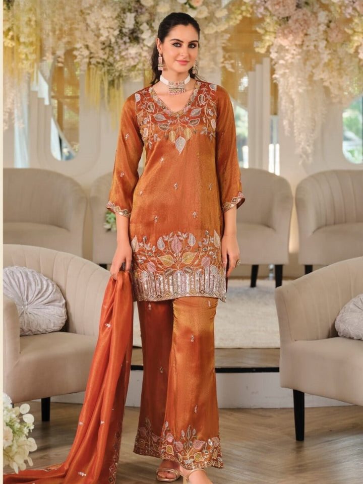 Areesa copper full work suit set