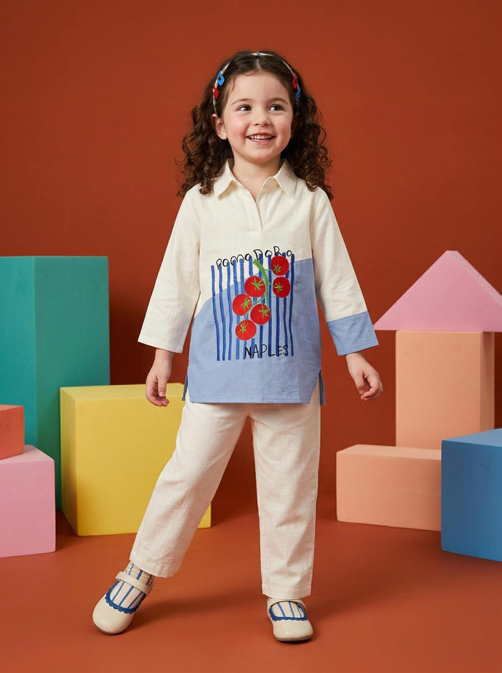 Joy tomatoes cotton co-ord set