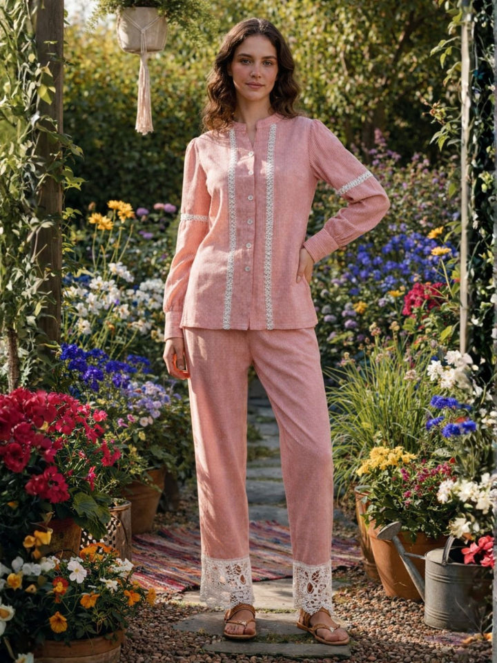 Perka garnet cotton co-ord set