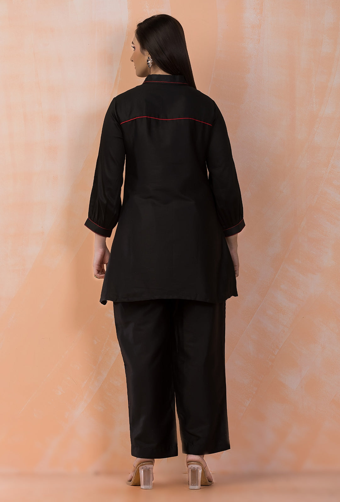 Sabhya Raven Embroidery premium co-ord set