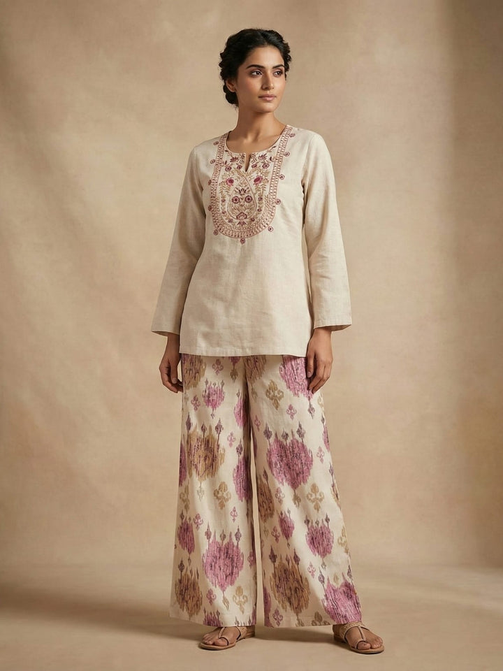 Tuscan caramel cotton co-ord set