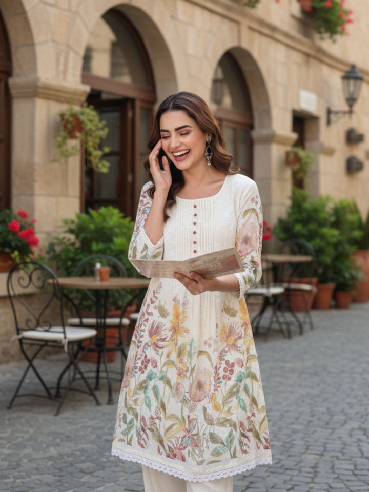 Tiara alabaster cotton co-ord set