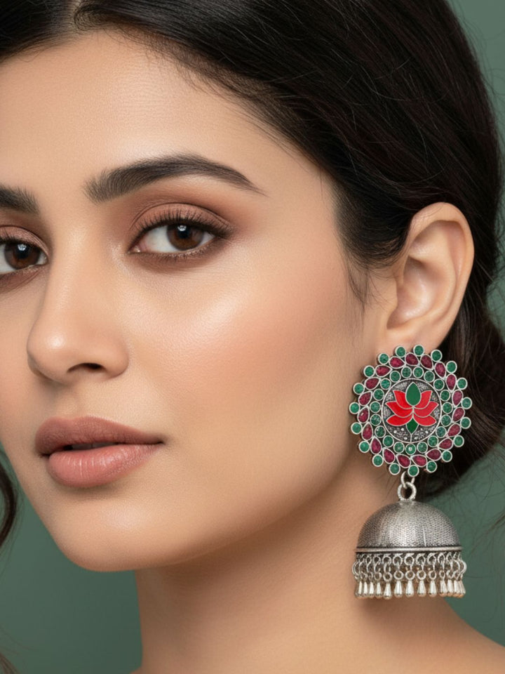 Antara Oxidised Earrings