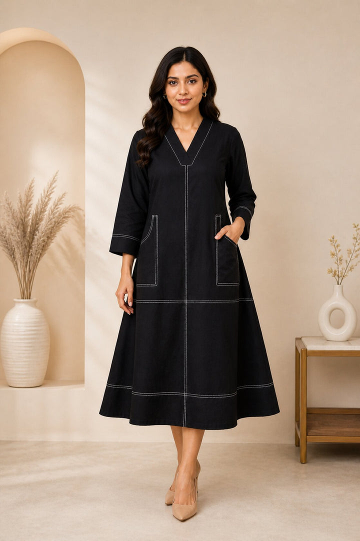 Akshara pitch cotton dress
