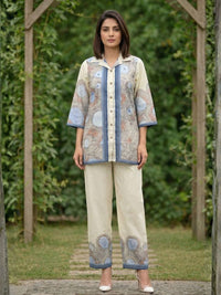 Viyona spatial printed co-ord set