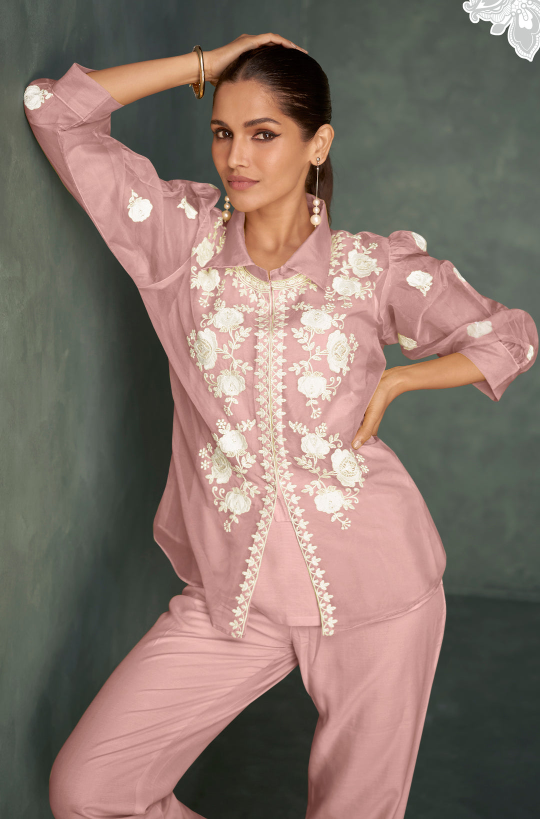 Saba Sweet Embroidered Co-ord Set