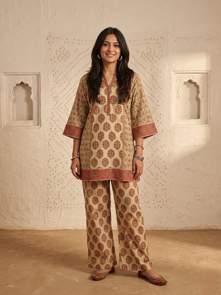Swades Canta Printed Cotton Co-ord Set