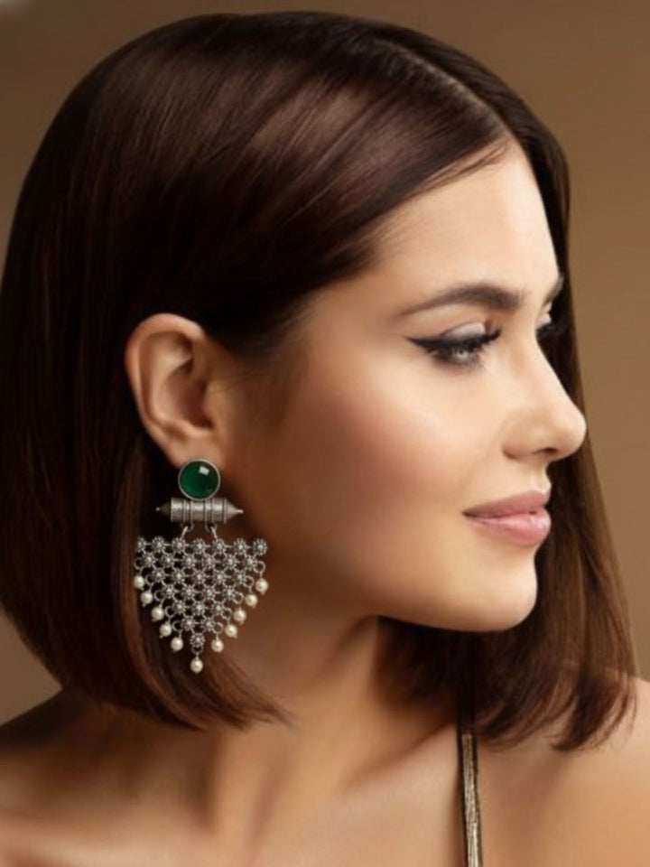 Antara Oxidised Earrings