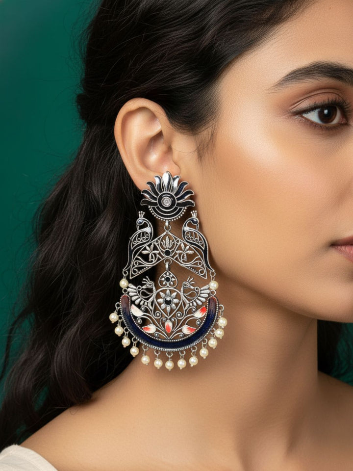 Antara Oxidised Earrings