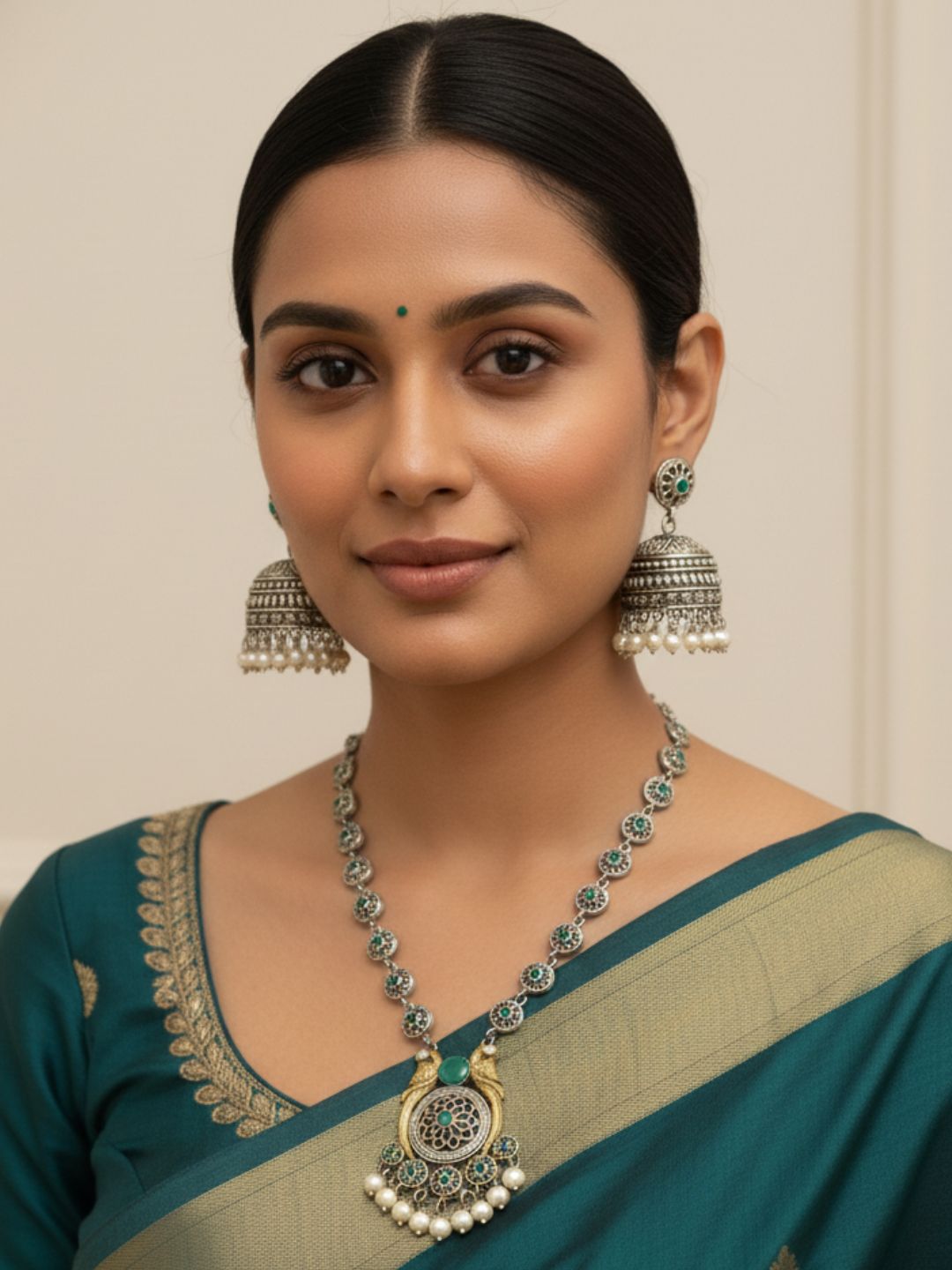 Antaara Oxidised necklace set
