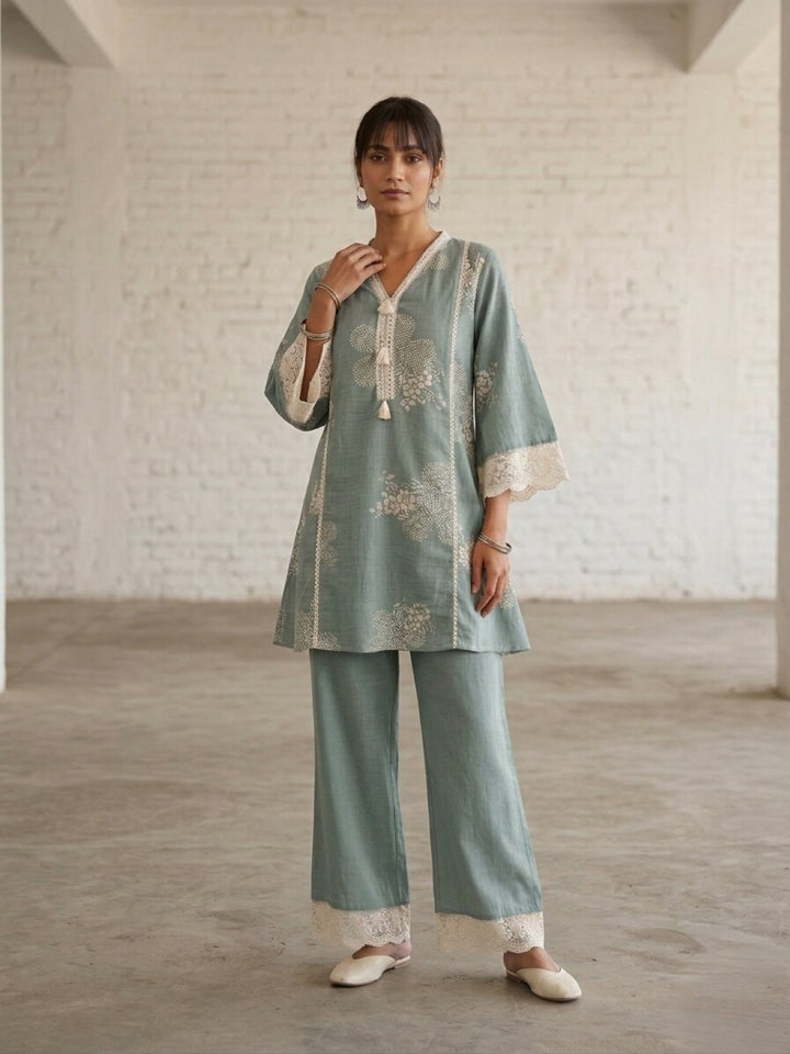 Swades flint cotton co-ord set