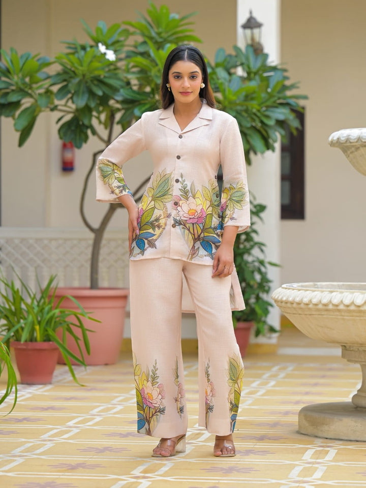 Gabru tuscan printed cotton co-ord set